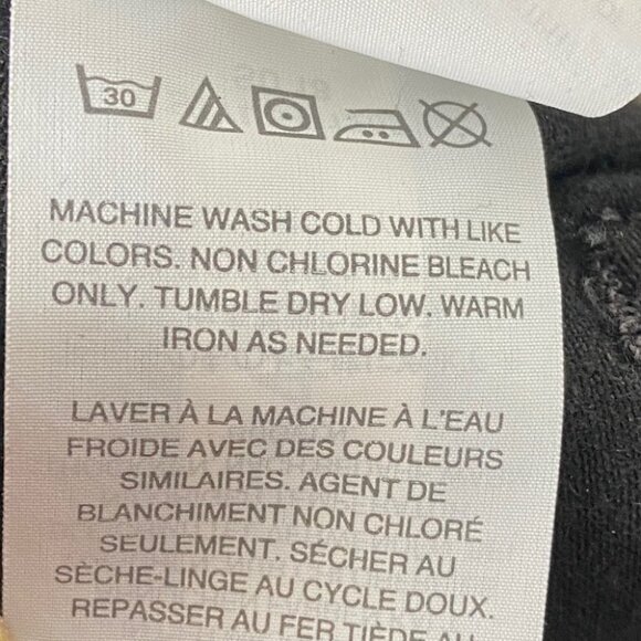 Madewell Black 9" Mid-Rise Skinny Jeans ISKO Black Size 24 Premium Denim G1202 - Picture 13 of 14